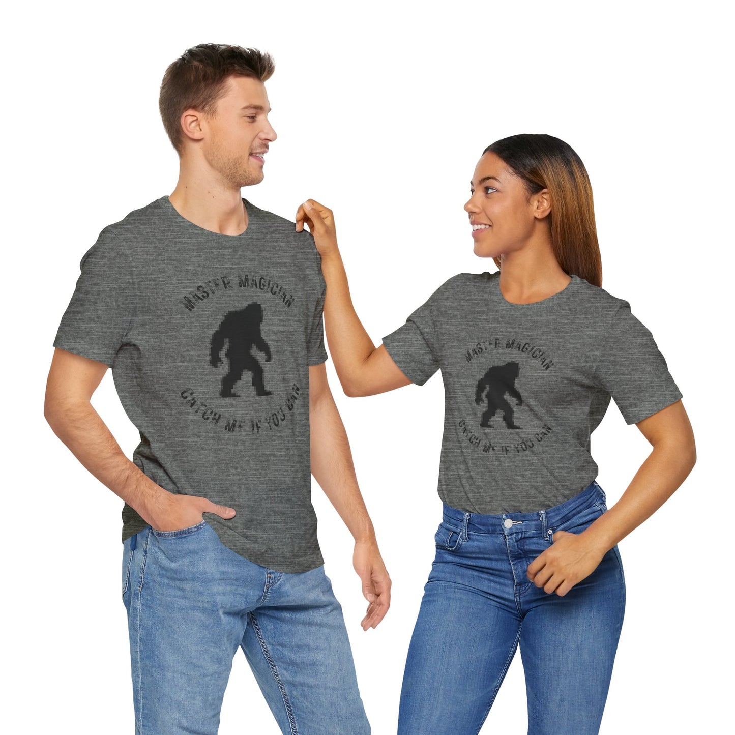 Master Magician Bigfoot Tee - Unisex Jersey Short Sleeve Shirt
