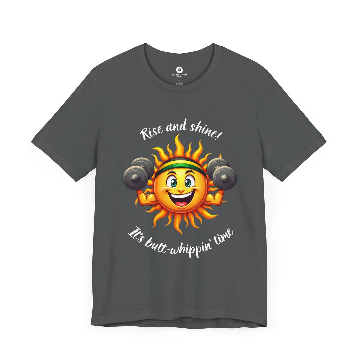 Rise and Shine Gym Tee - Unisex Jersey Short Sleeve T-Shirt for Fitness Lovers