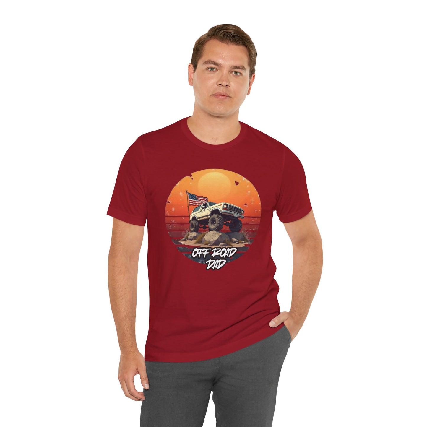 Off-Road Dad Tee - Adventure-Ready Unisex Jersey Short Sleeve Shirt