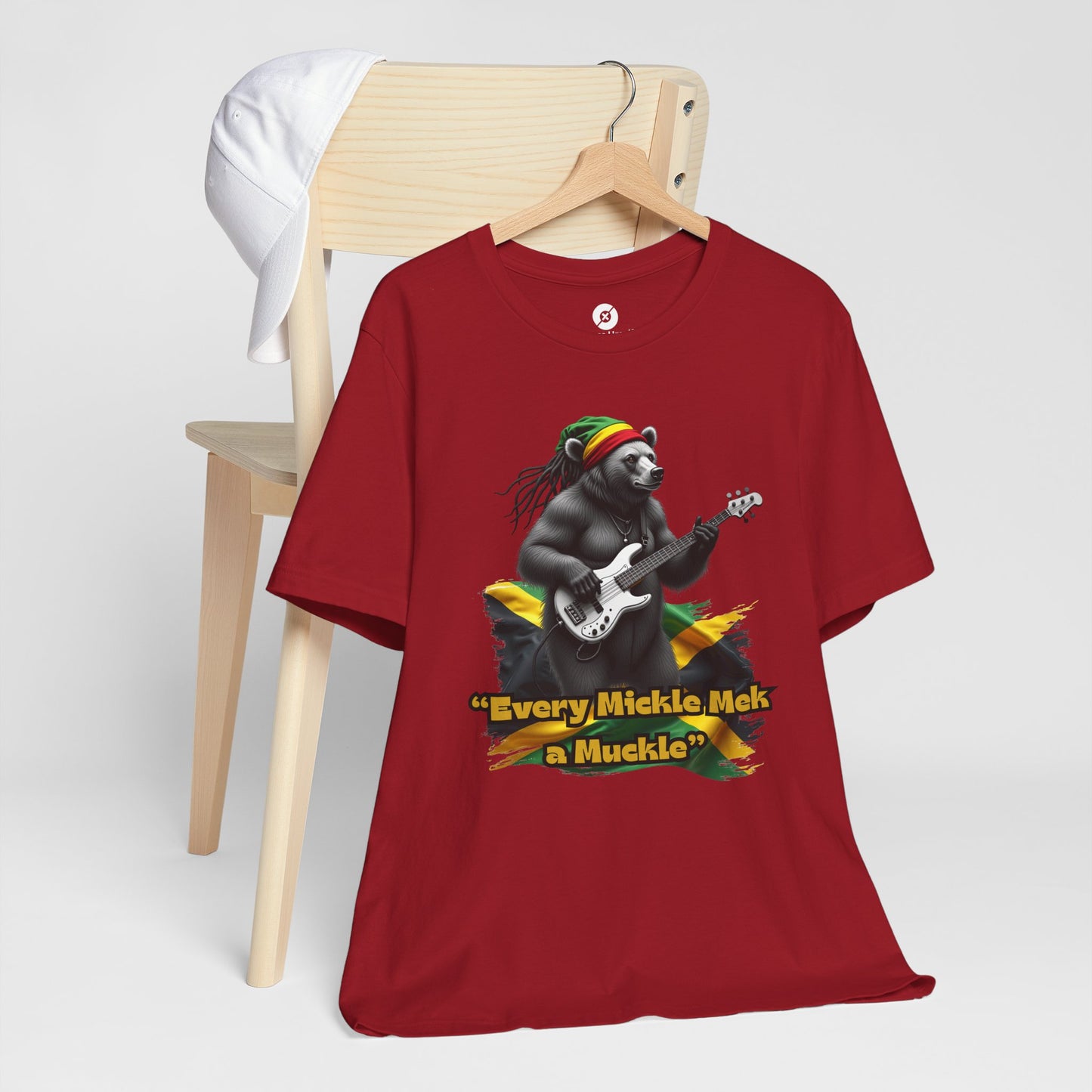 Reggae Panda T-Shirt - "Every Mickle Mek a Muckle" - Unisex Jersey Tee