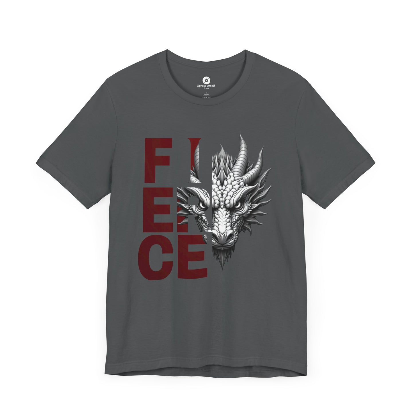 Fierce Dragon Unisex Short Sleeve Tee - Perfect for Fantasy Lovers