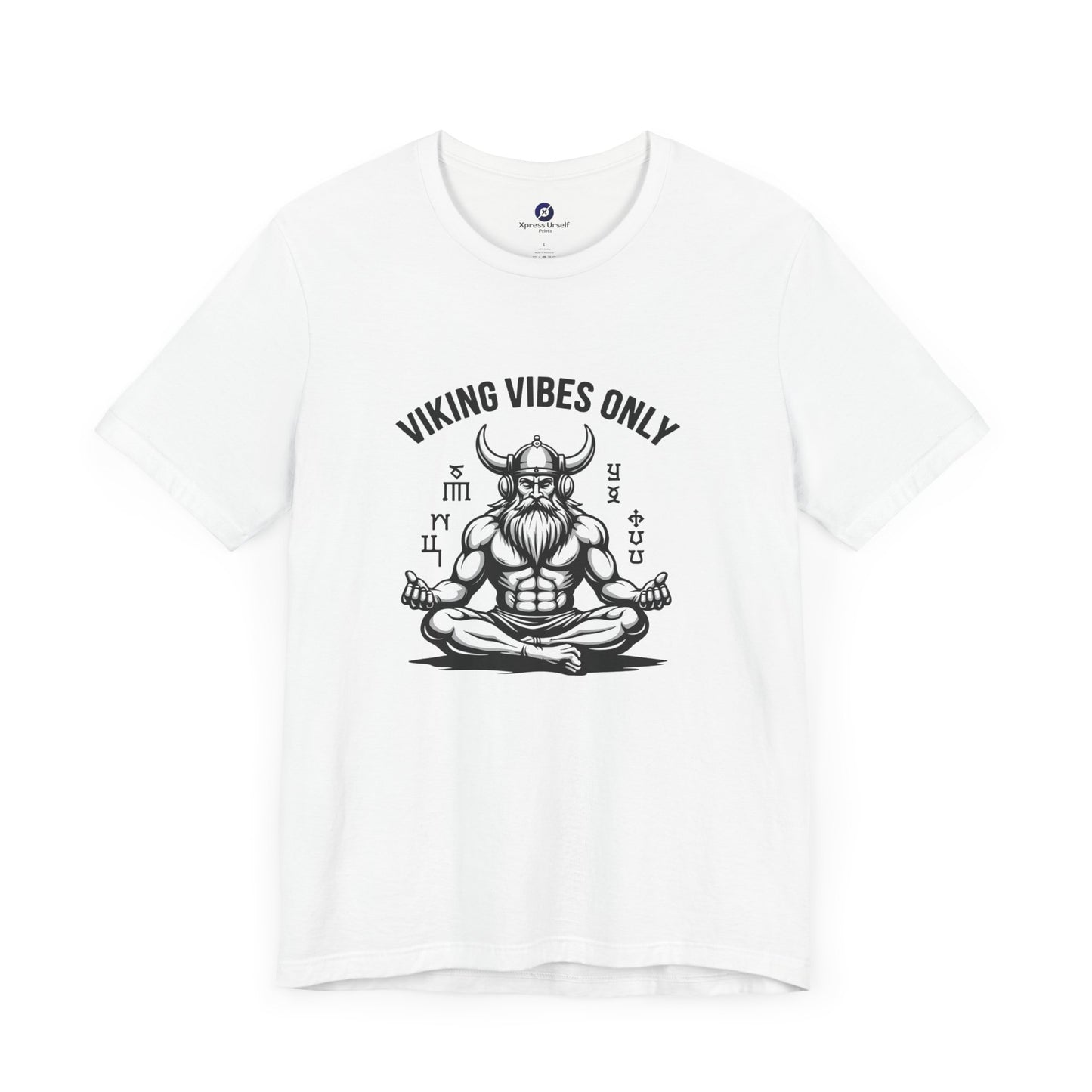 Viking Vibes Only Unisex Tee - Casual Graphic T-Shirt for Norse Mythology Fans