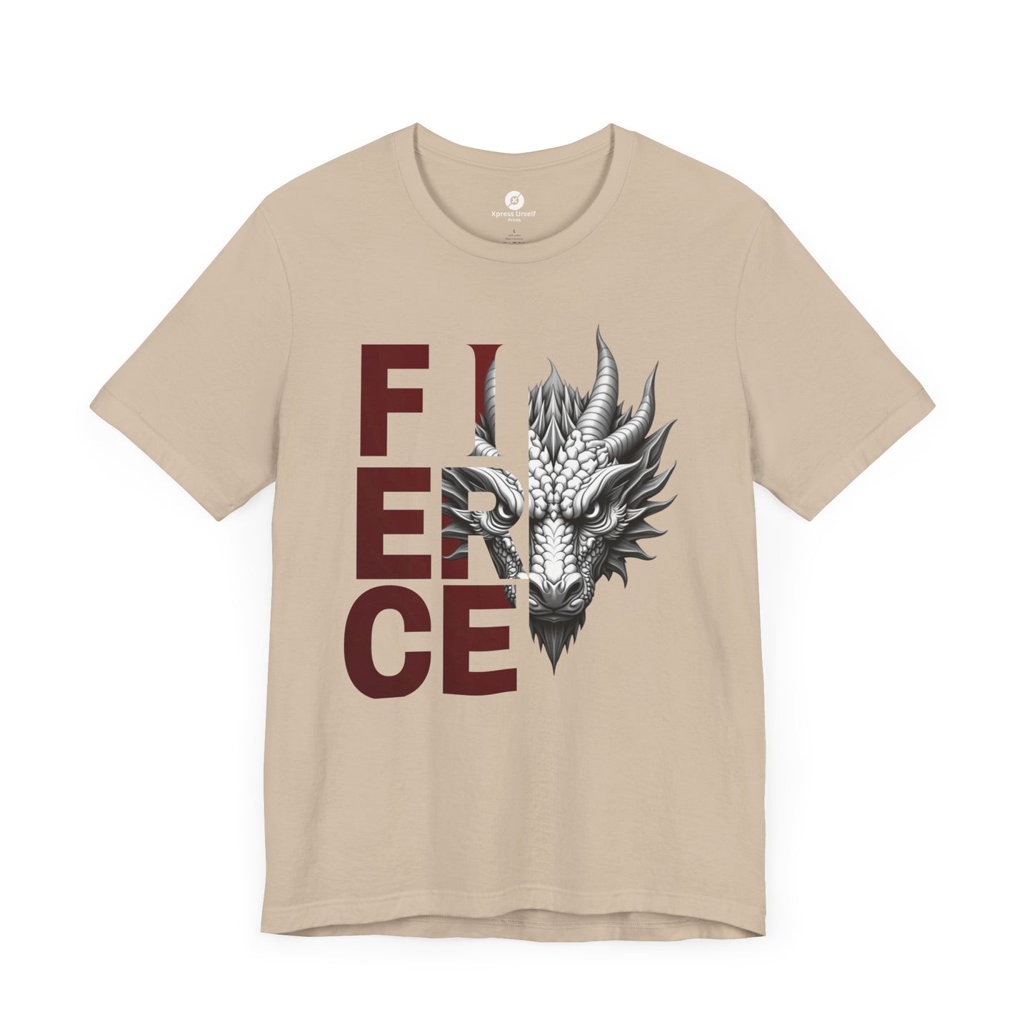 Fierce Dragon Unisex Short Sleeve Tee - Perfect for Fantasy Lovers