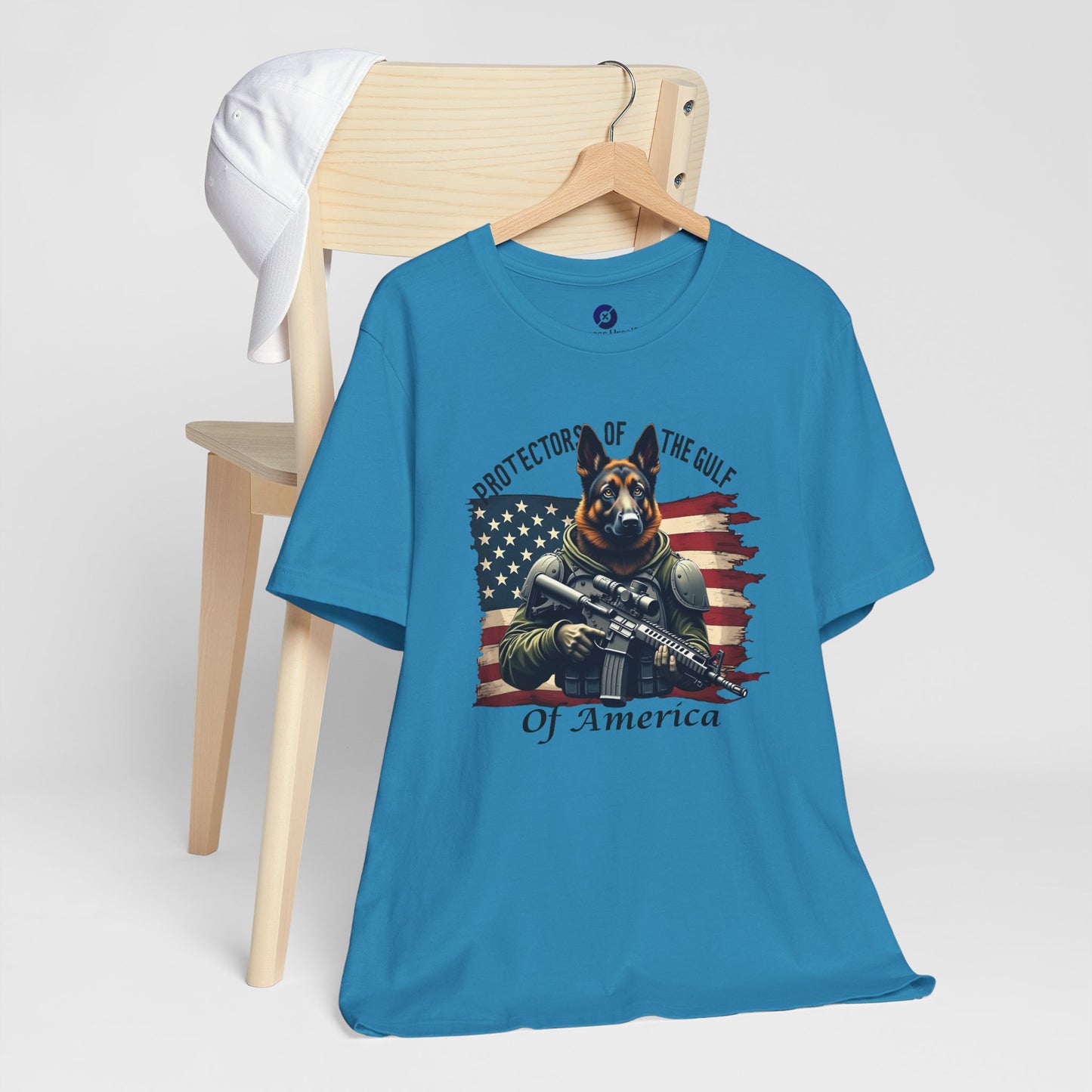 Patriotic Graphic Tee - Protectors of the Gulf