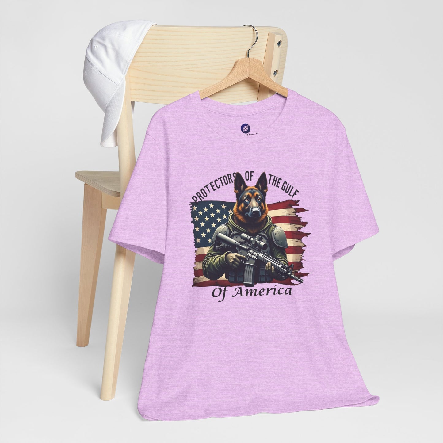 Patriotic Graphic Tee - Protectors of the Gulf