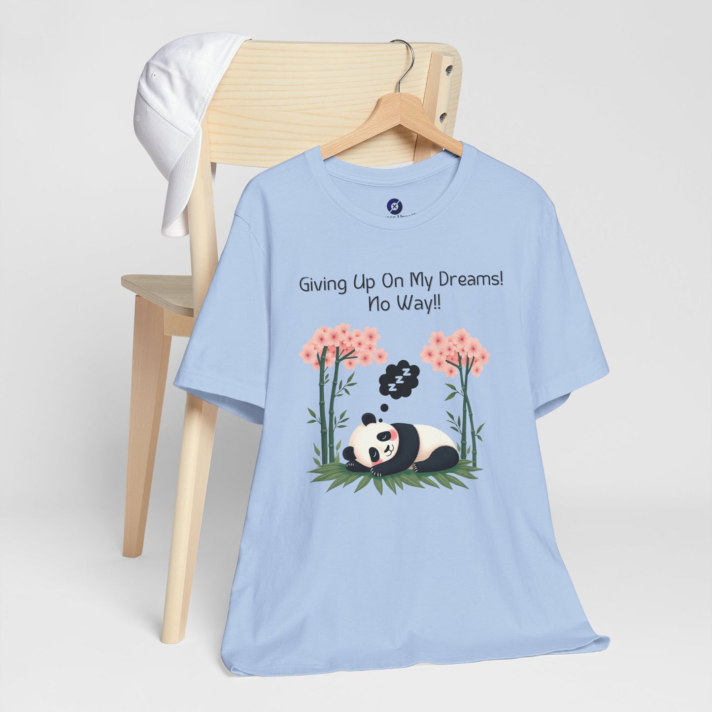 Panda Dreams Short Sleeve Tee - Inspirational Fun Graphic Tee