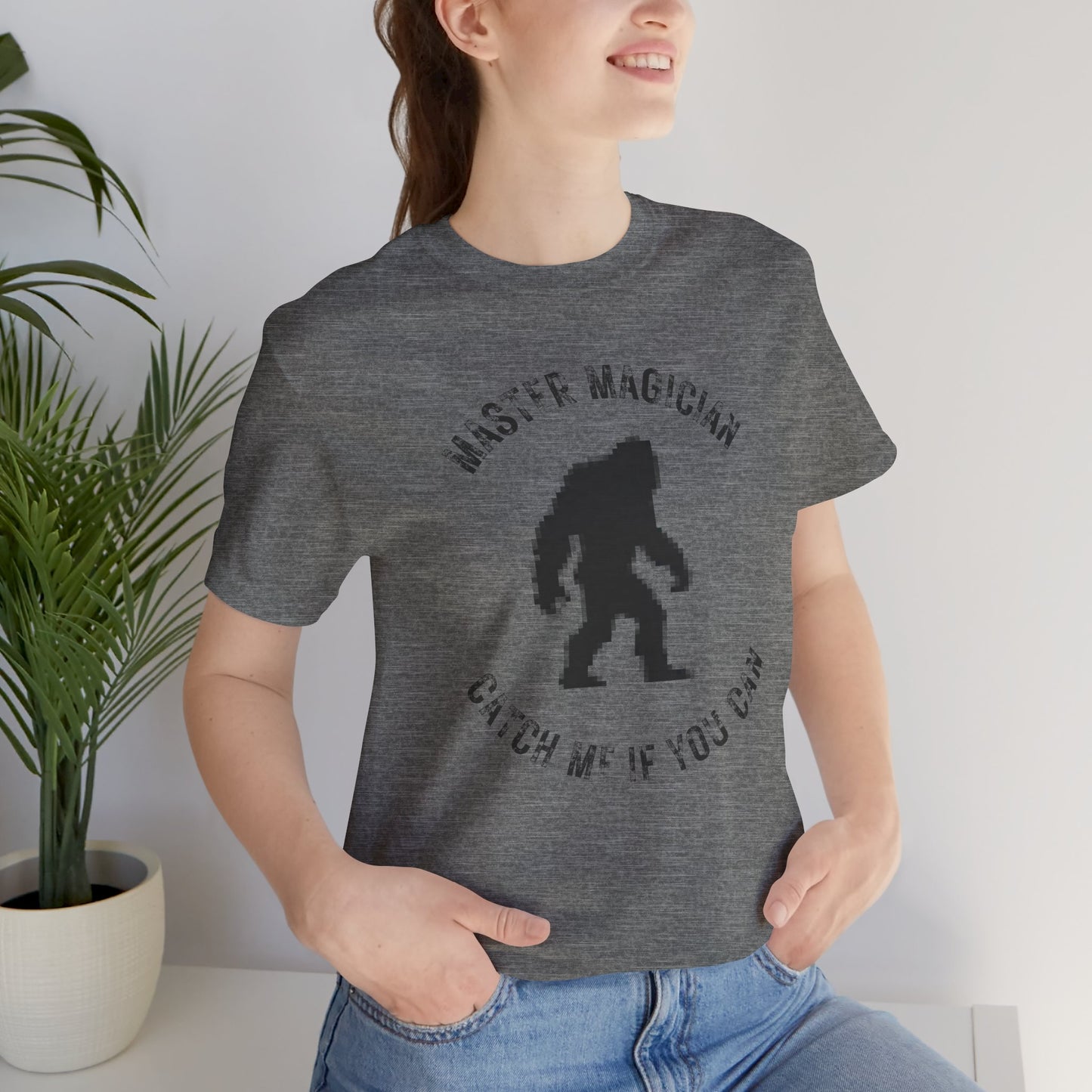 Master Magician Bigfoot Tee - Unisex Jersey Short Sleeve Shirt