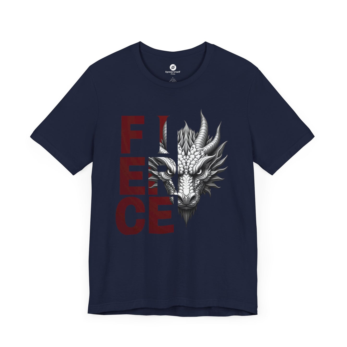 Fierce Dragon Unisex Short Sleeve Tee - Perfect for Fantasy Lovers