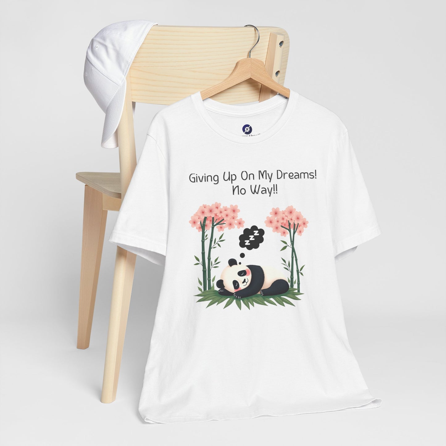 Panda Dreams Short Sleeve Tee - Inspirational Fun Graphic Tee