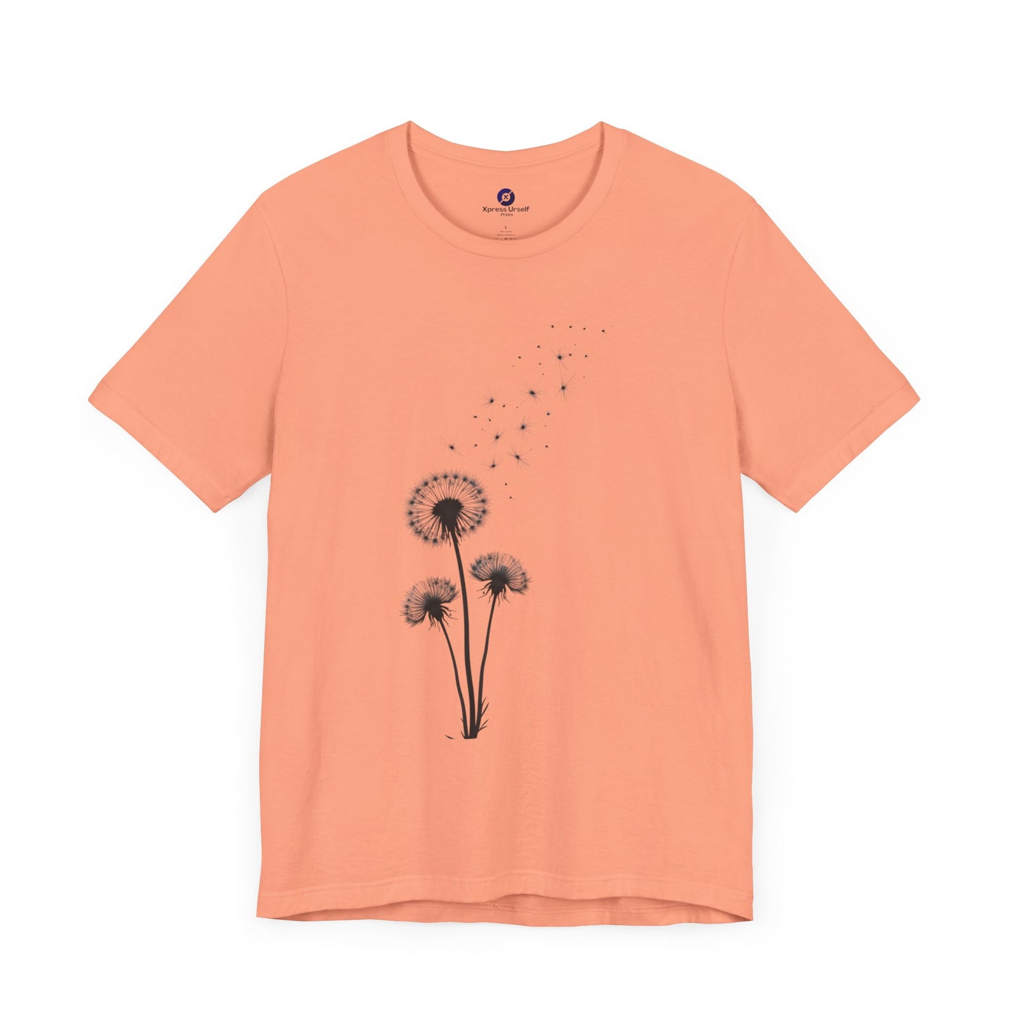Dandelion Dreams Unisex Jersey Short Sleeve Tee - Nature-Inspired Tee for Relaxed Vibes