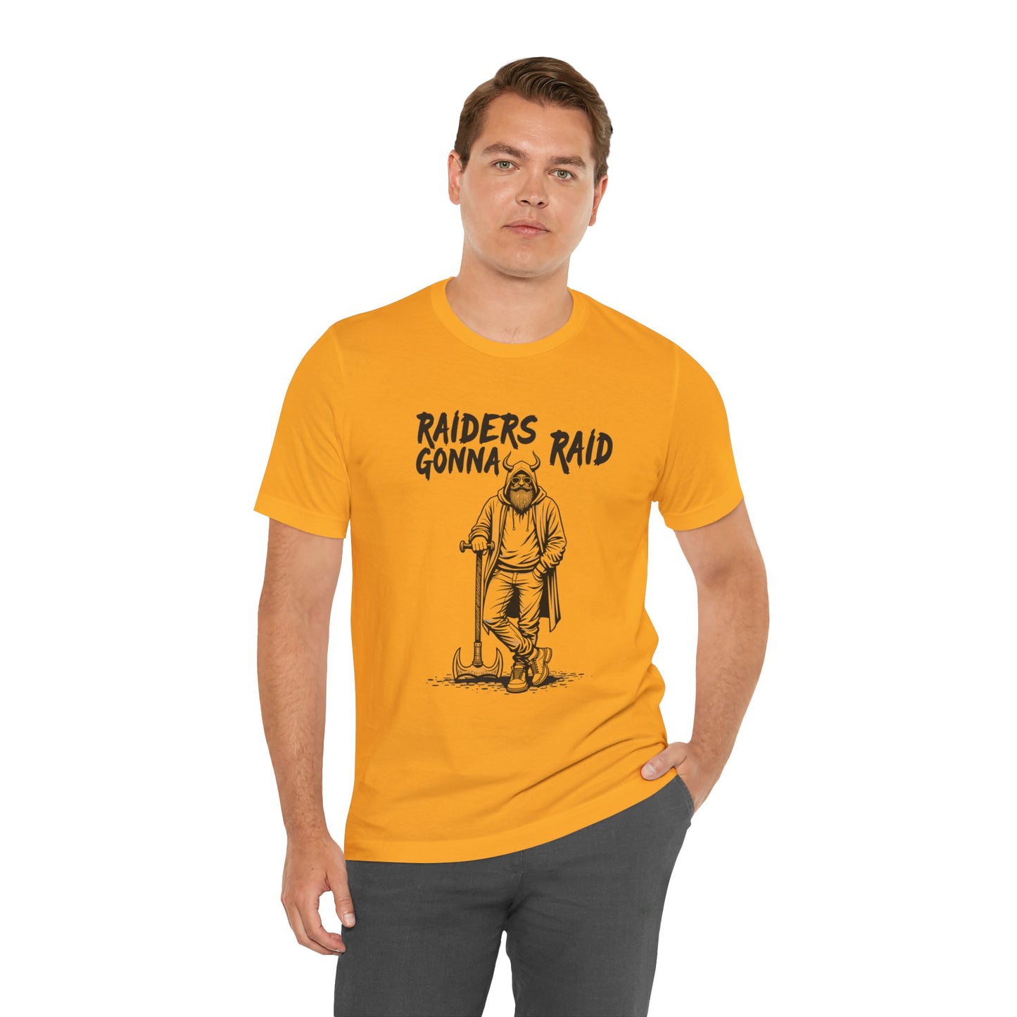 Raiders Gonna Raid Unisex Jersey Tee - Perfect Sports T-Shirt for Fans