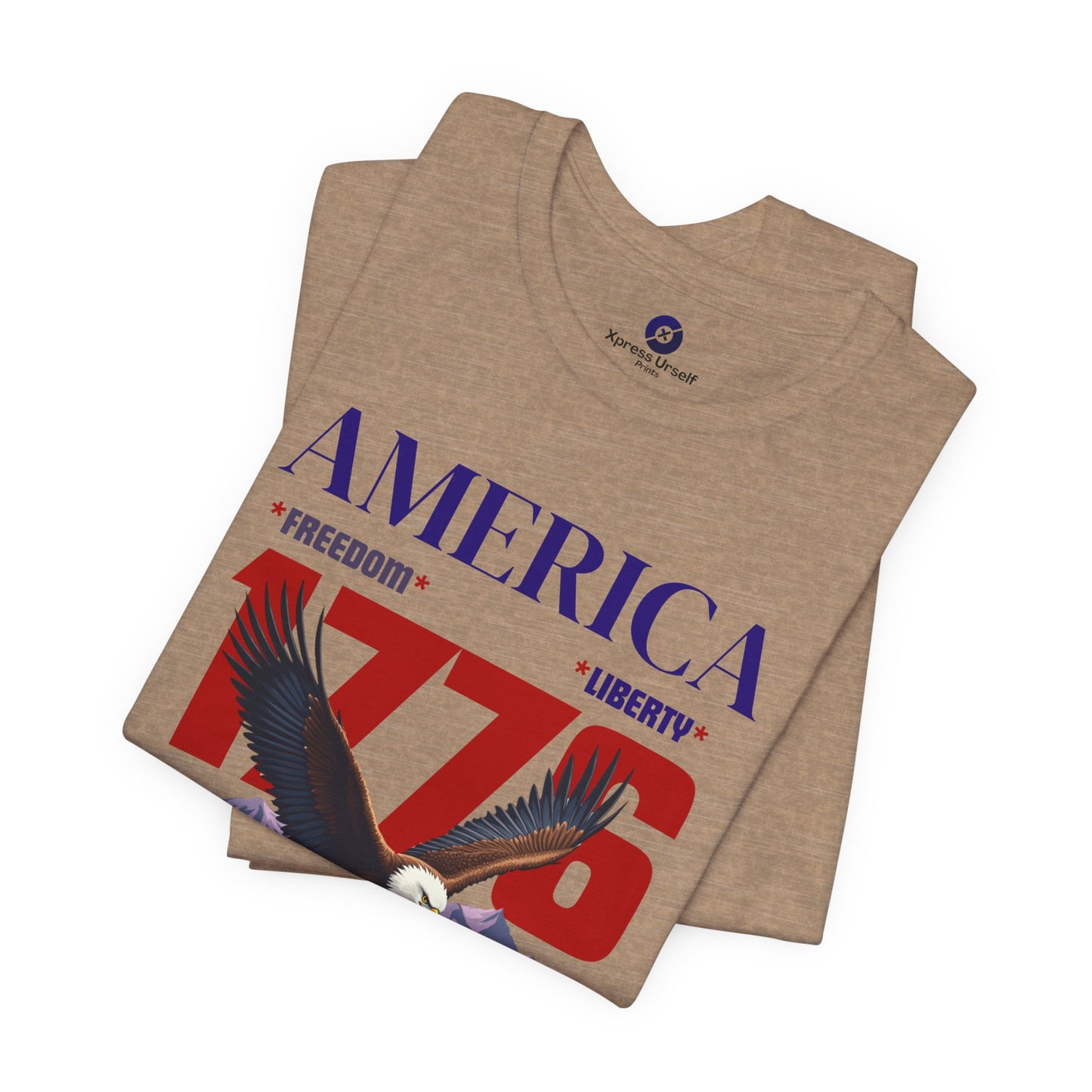 Patriotic Eagle Graphic Tee | Freedom & Liberty Design