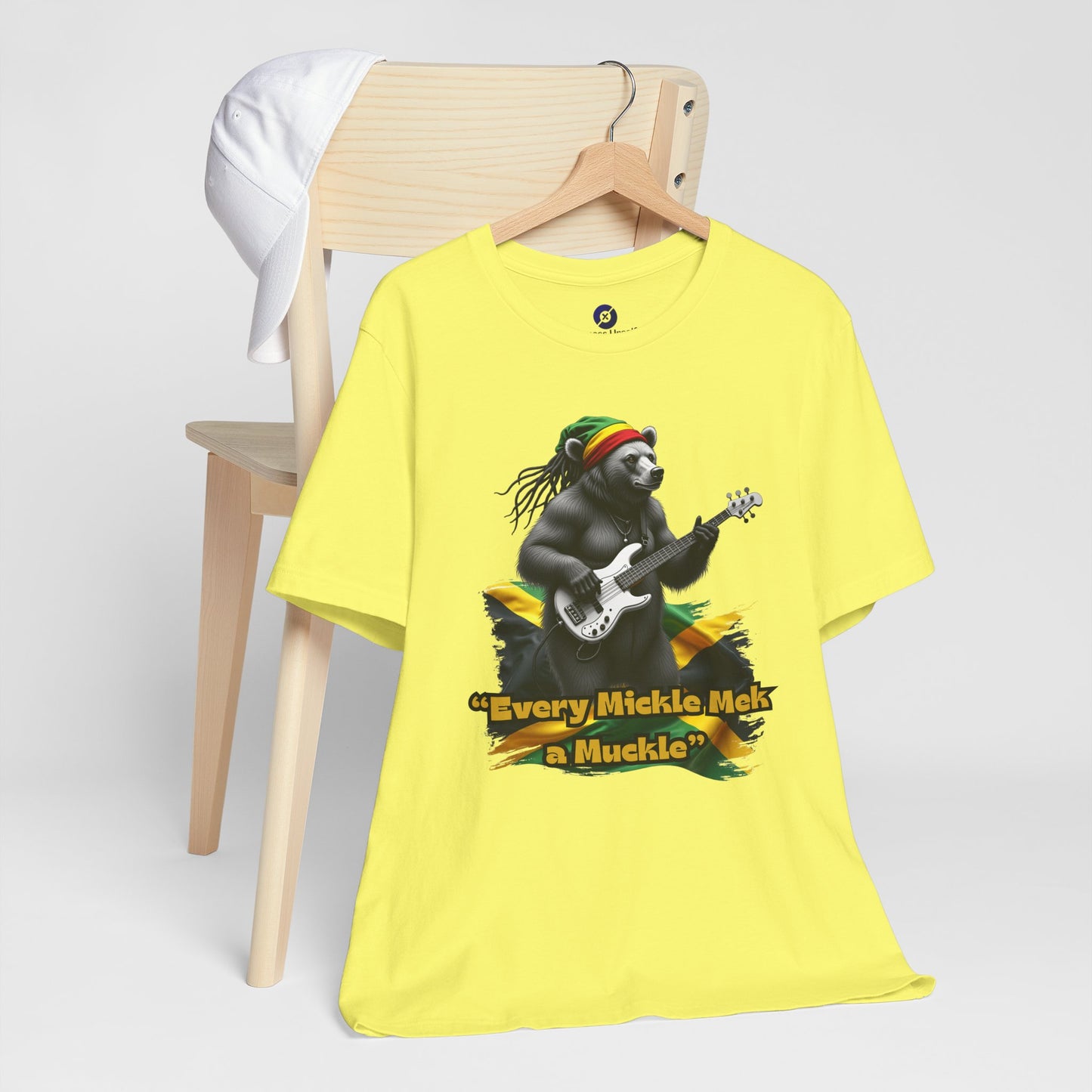 Reggae Panda T-Shirt - "Every Mickle Mek a Muckle" - Unisex Jersey Tee