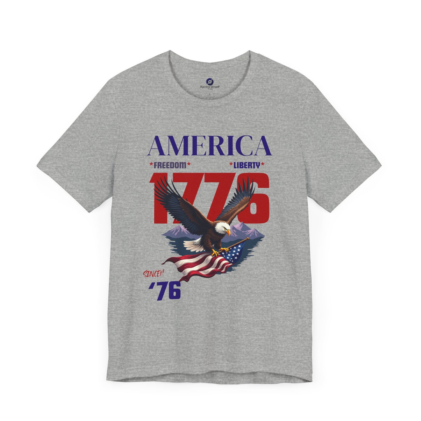 Patriotic Eagle Graphic Tee | Freedom & Liberty Design