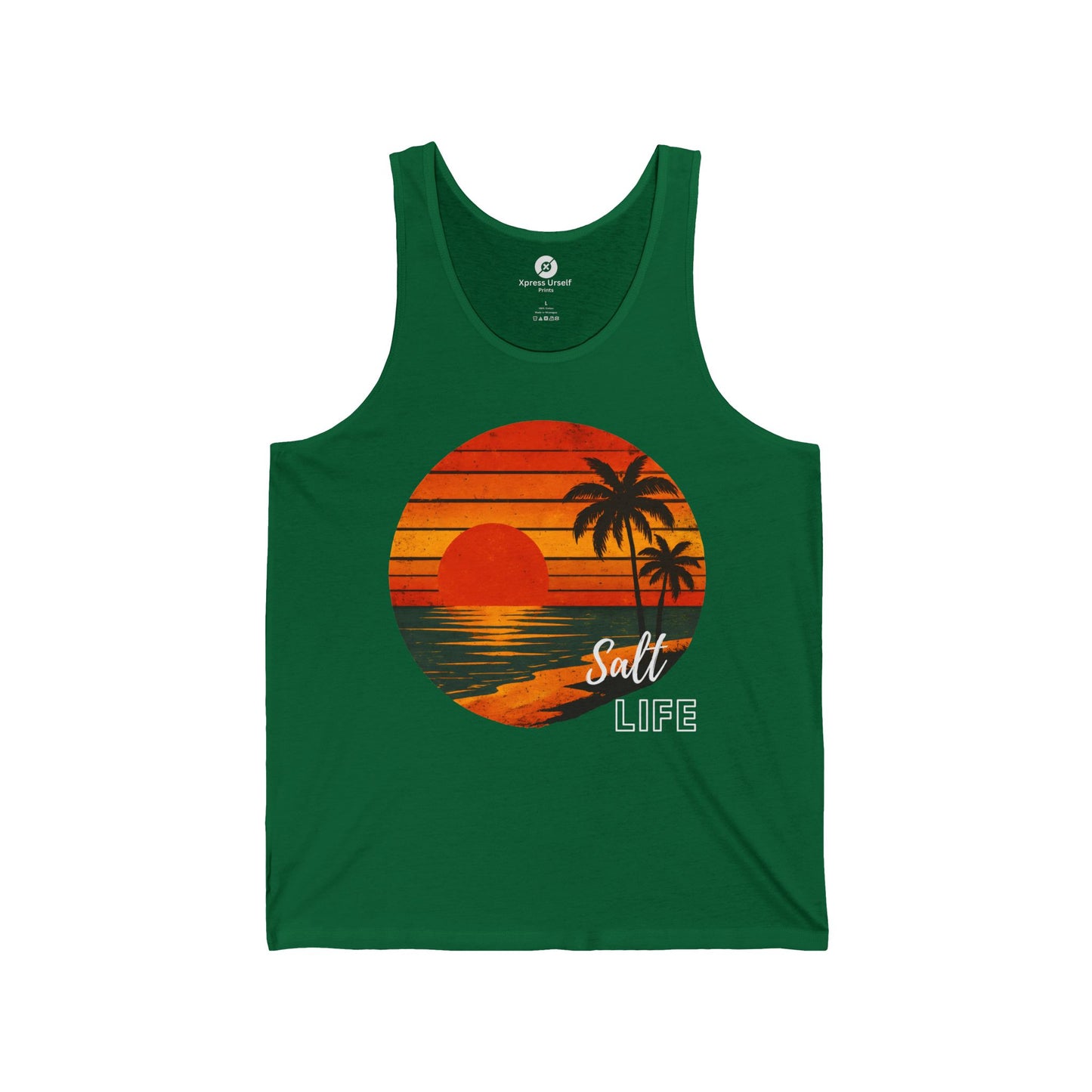 Sunset Beach Vibes Tank | Perfect for Summer, Vacation Attire, Gift for Beach Lovers, Retro Style, Pool Days