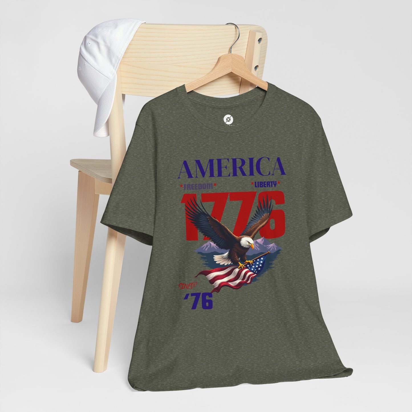 Patriotic Eagle Graphic Tee | Freedom & Liberty Design