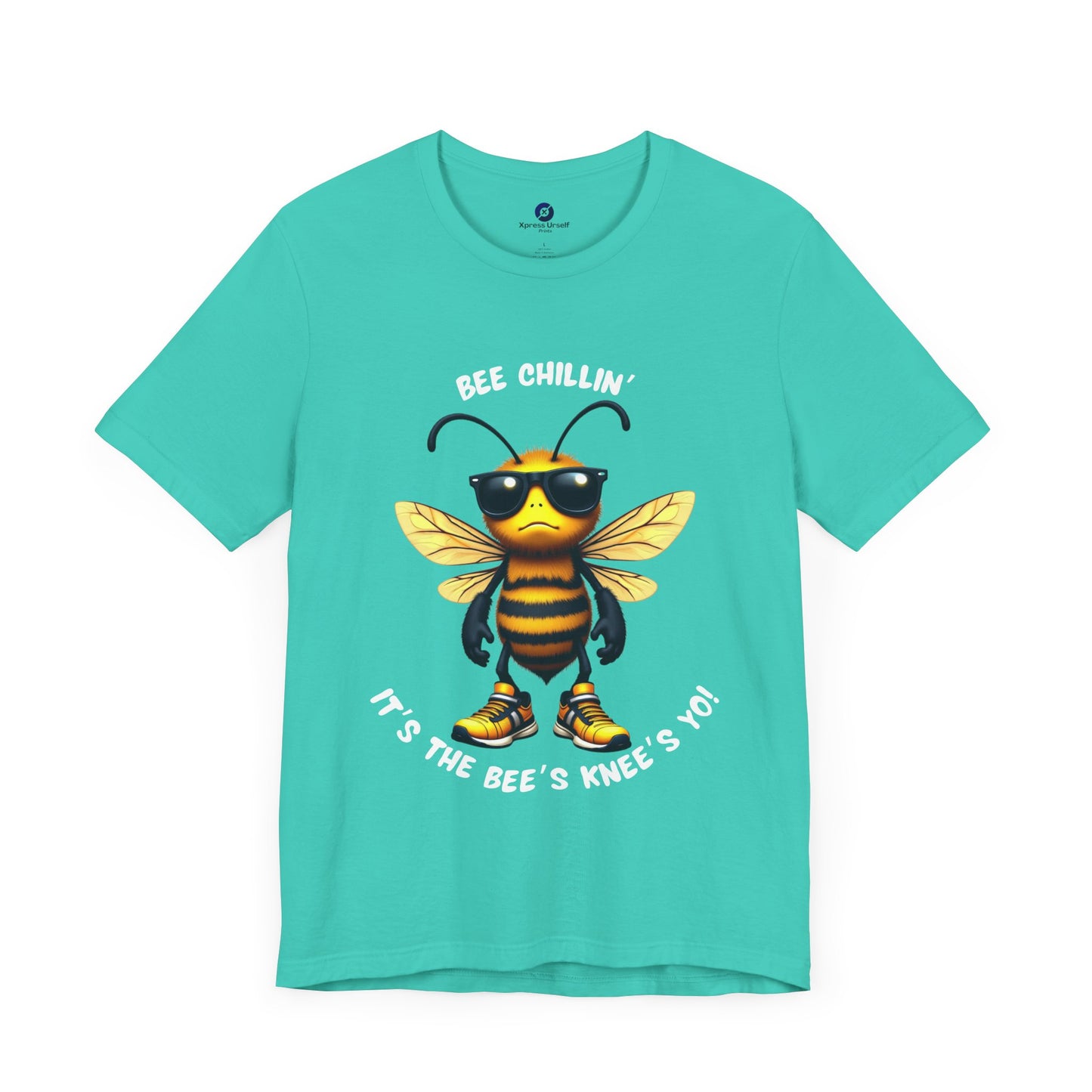 Bee Chillin' Unisex Tee - Fun Graphic Shirt for Summer, Gifts for Nature Lovers, Bee Themed Clothing, Casual Wear, Birthday Gift