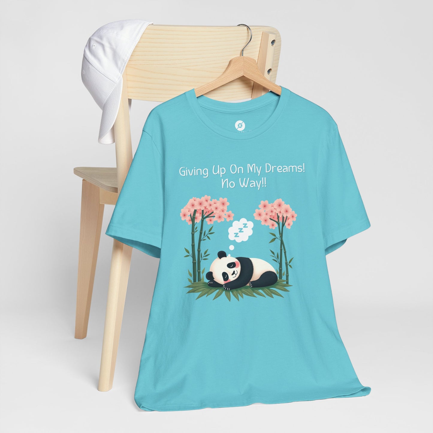 Panda Dreams Short Sleeve Tee - Inspirational Fun Graphic Tee