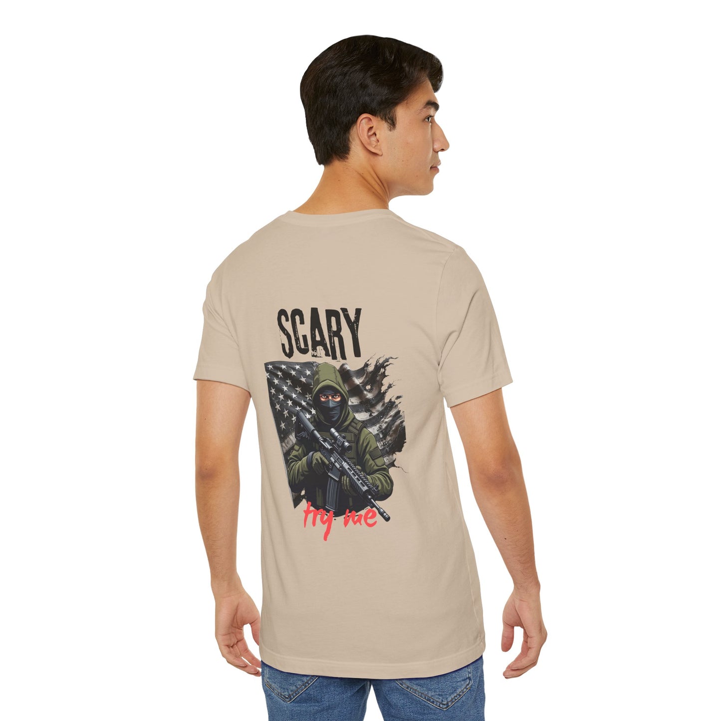 Defender Graphic Tee - Unisex Short Sleeve Shirt for Bold Statement Makers