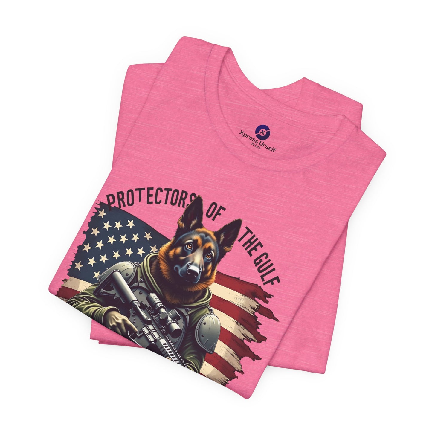 Patriotic Graphic Tee - Protectors of the Gulf