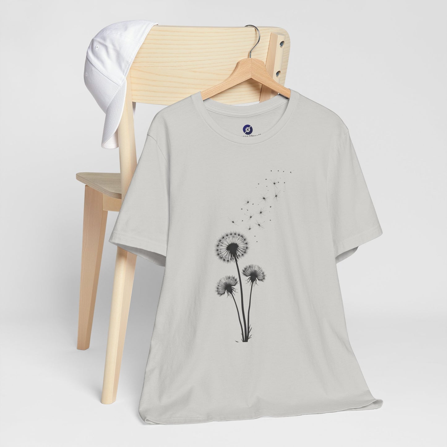 Dandelion Dreams Unisex Jersey Short Sleeve Tee - Nature-Inspired Tee for Relaxed Vibes