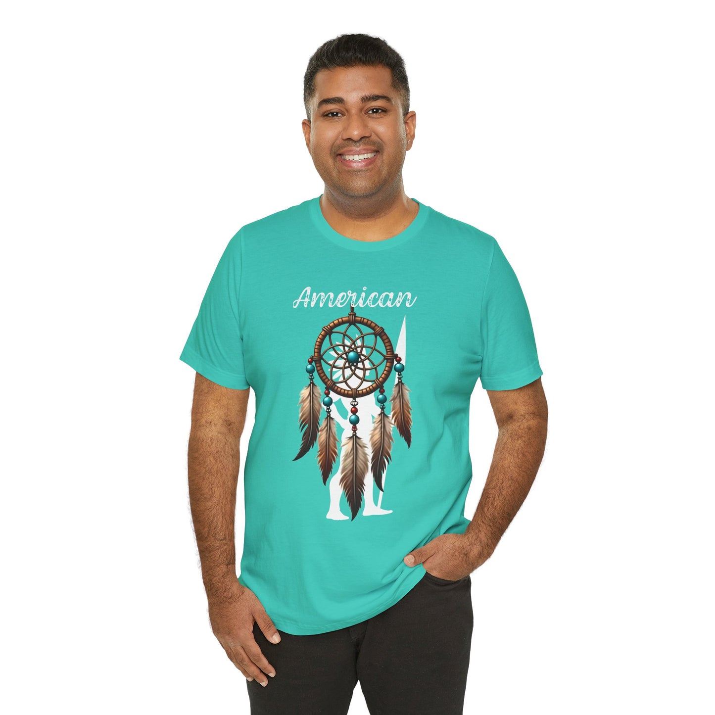 American Dream Catcher Unisex Tee - Bohemian Style Short Sleeve Shirt