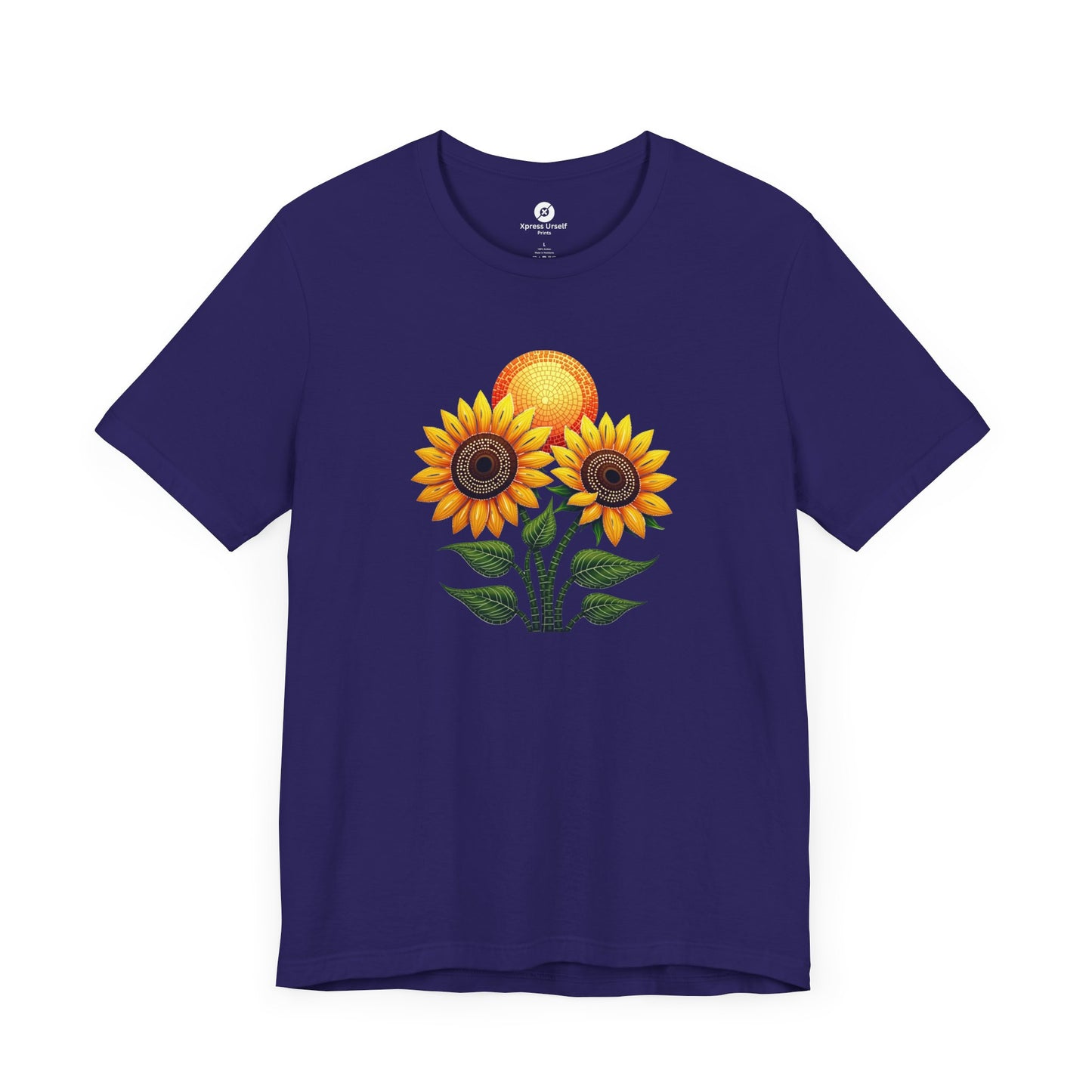 Sunflower Bliss Unisex Short Sleeve Tee - Feel Good Floral Design