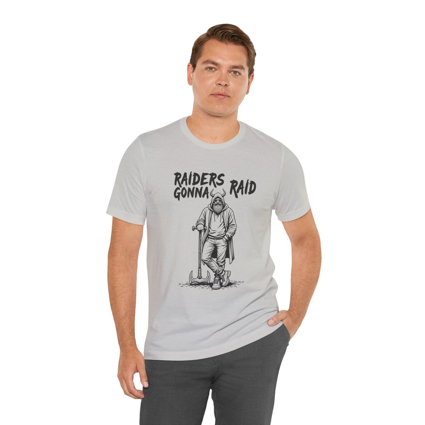 Raiders Gonna Raid Unisex Jersey Tee - Perfect Sports T-Shirt for Fans