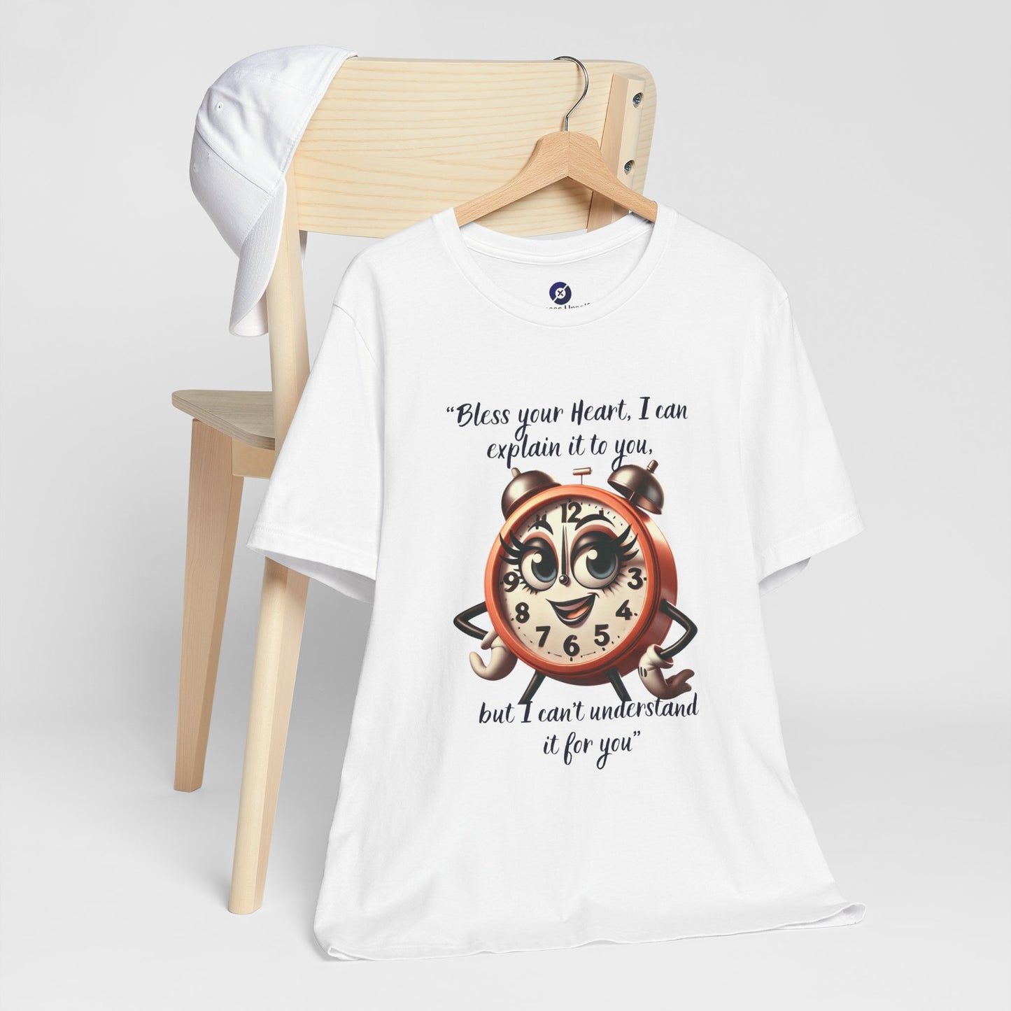 Quirky Clock Graphic Tee - "Bless Your Heart" Quote