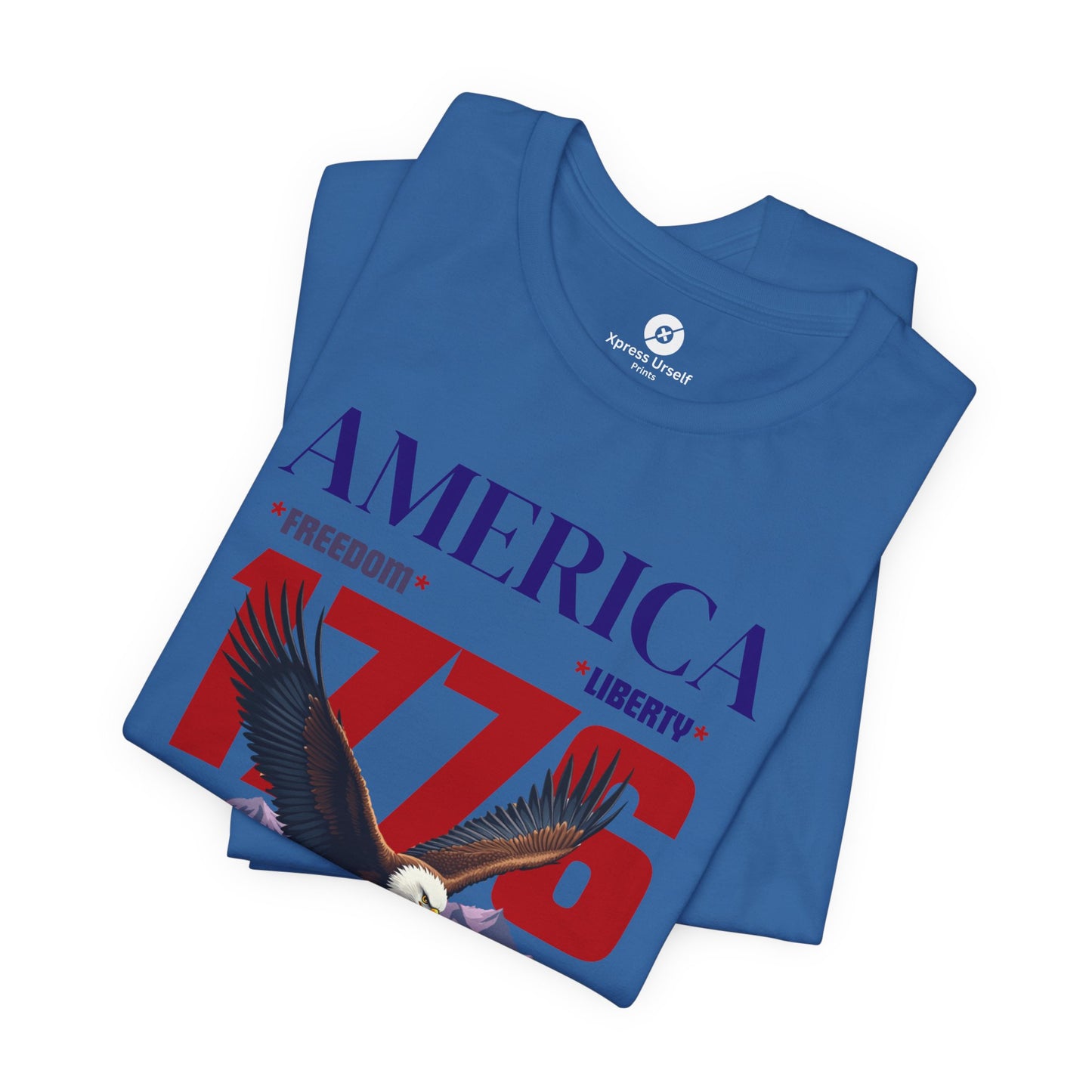 Patriotic Eagle Graphic Tee | Freedom & Liberty Design