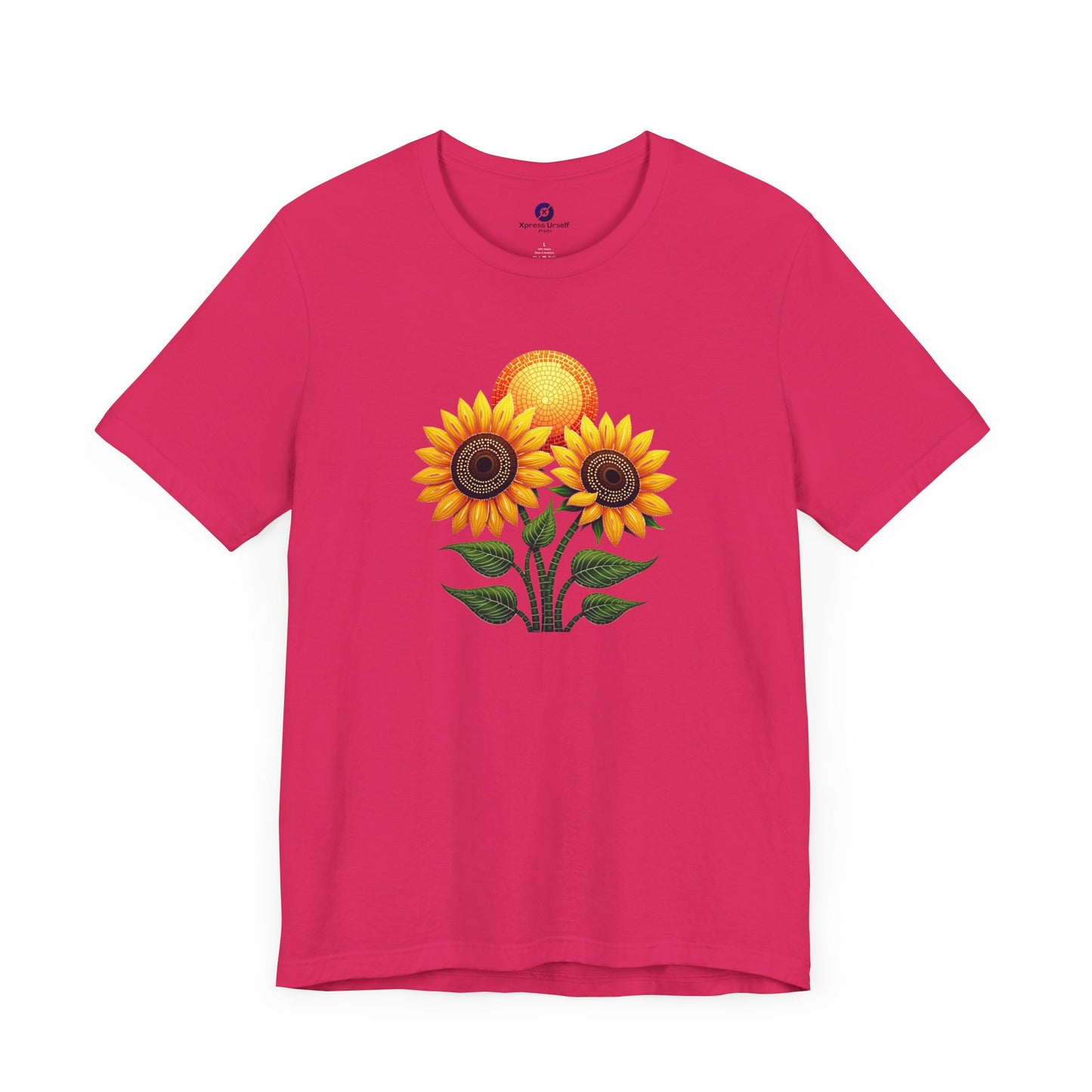 Sunflower Bliss Unisex Short Sleeve Tee - Feel Good Floral Design