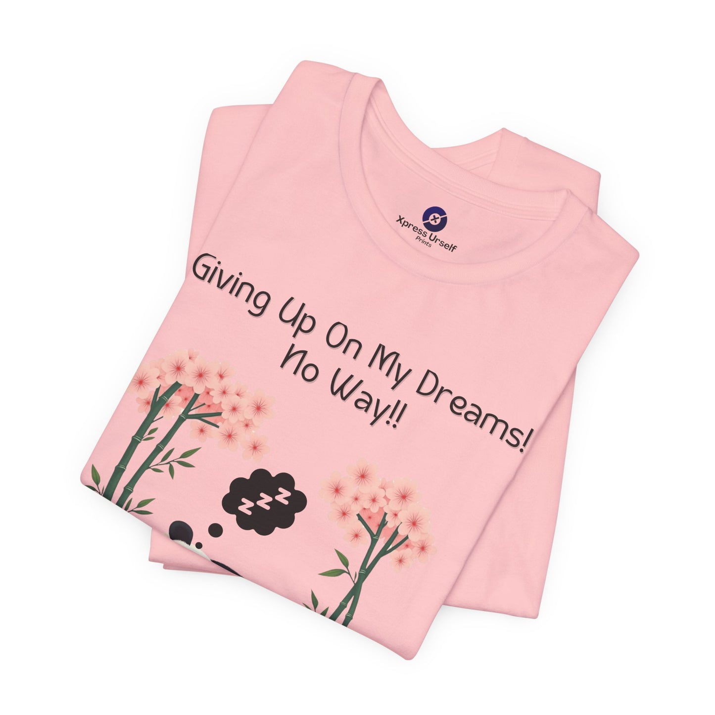 Panda Dreams Short Sleeve Tee - Inspirational Fun Graphic Tee