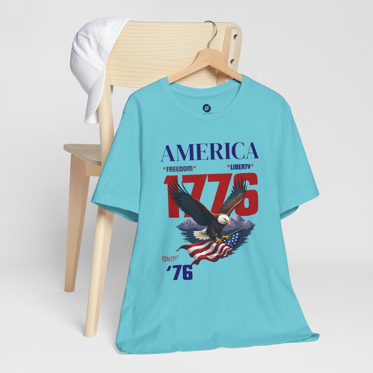 Patriotic Eagle Graphic Tee | Freedom & Liberty Design