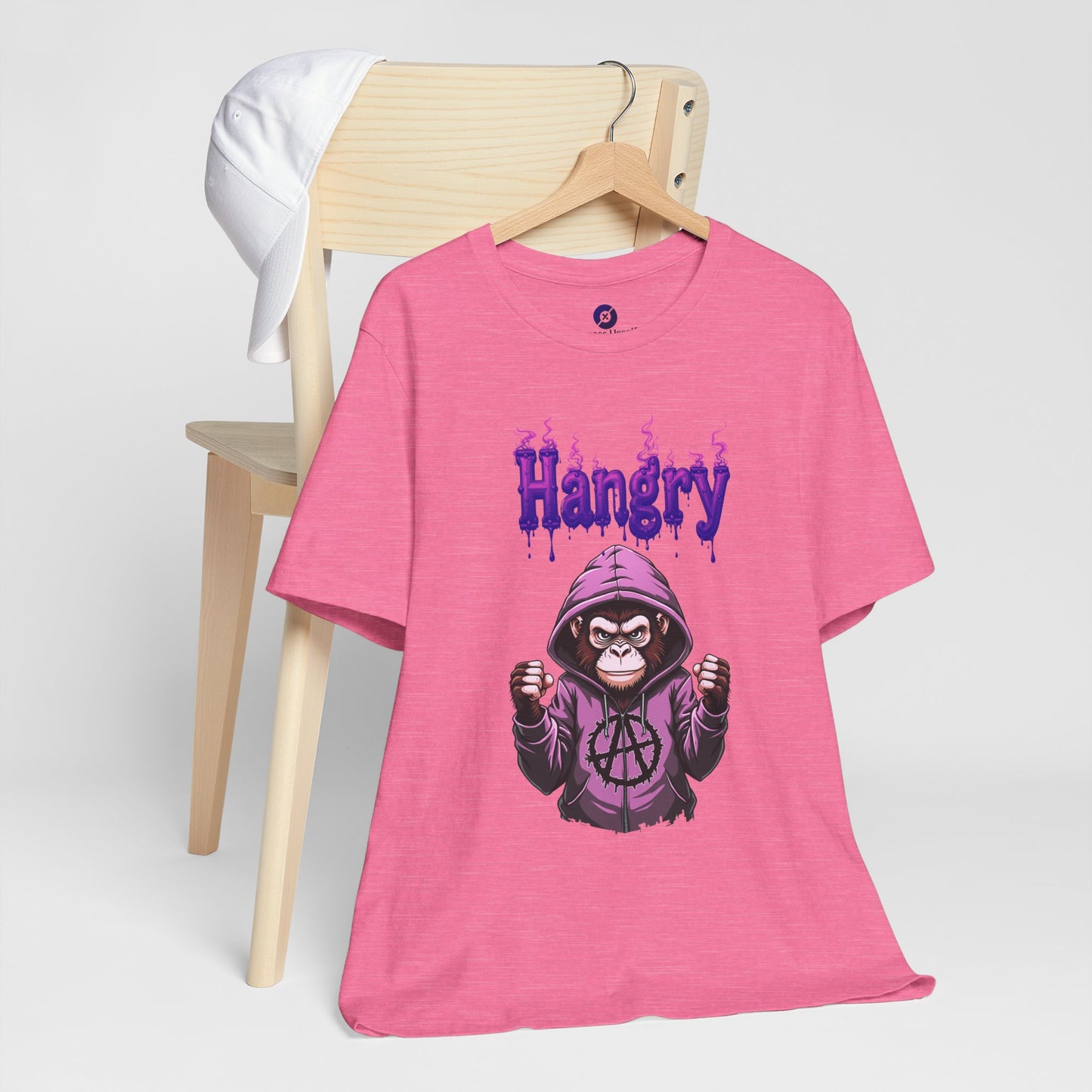 Hangry Gorilla Unisex Jersey Tee - Fun Graphic T-Shirt for Food Lovers