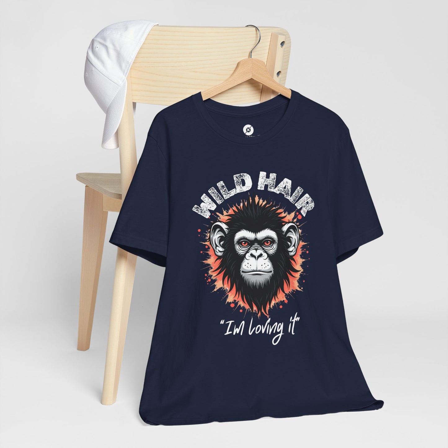 Wild Hair Gorilla Unisex Short Sleeve Tee | Fun Graphic Shirt for Casual Wear