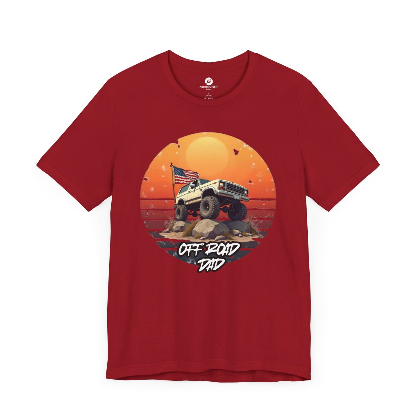 Off-Road Dad Tee - Adventure-Ready Unisex Jersey Short Sleeve Shirt