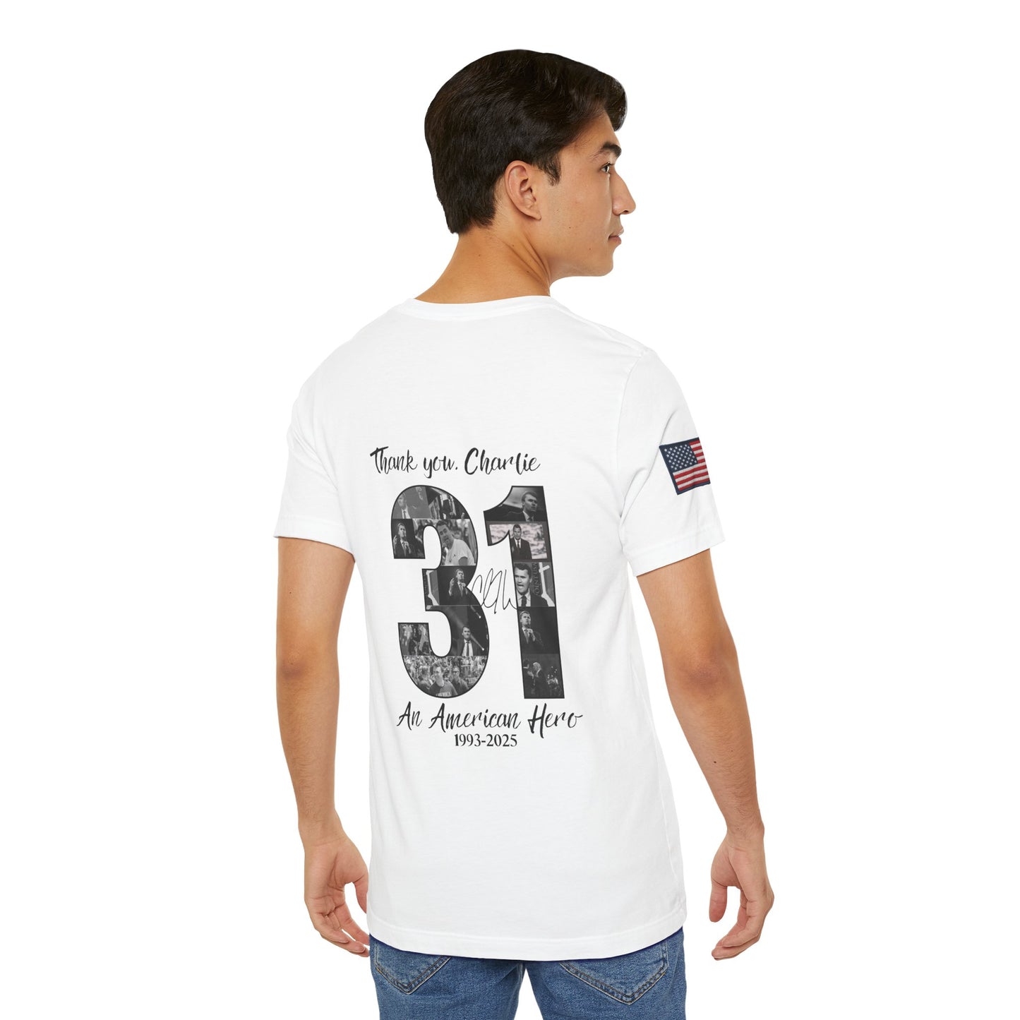 Unisex Freedom and Hero Tribute Tee - Perfect for Memorials, Patriotic Events, Gifts, Fundraisers, Everyday Wear