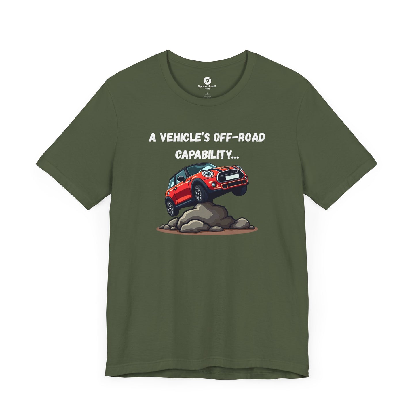 Off-Road Adventure Unisex Tee with Vehicle Graphic - Perfect for Outdoors Lovers