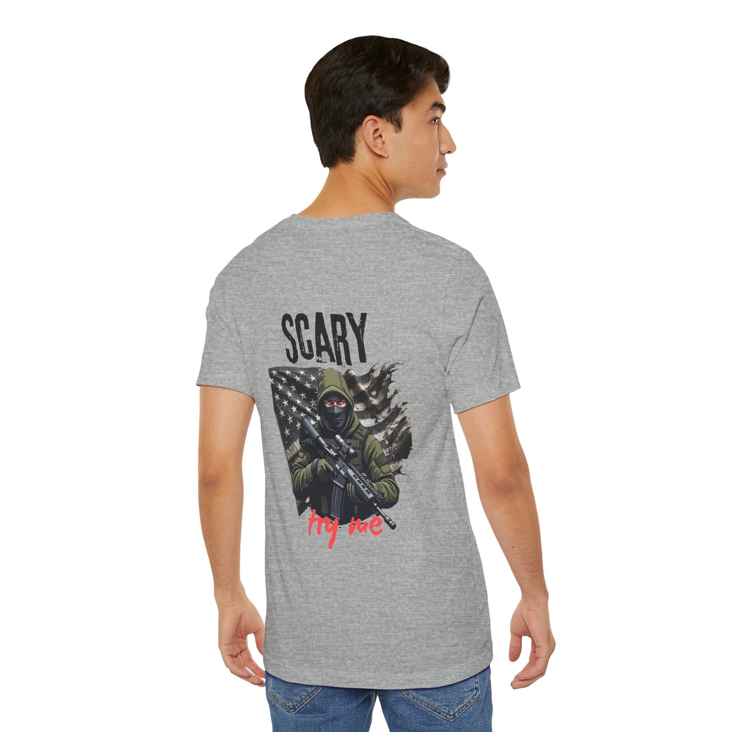 Defender Graphic Tee - Unisex Short Sleeve Shirt for Bold Statement Makers