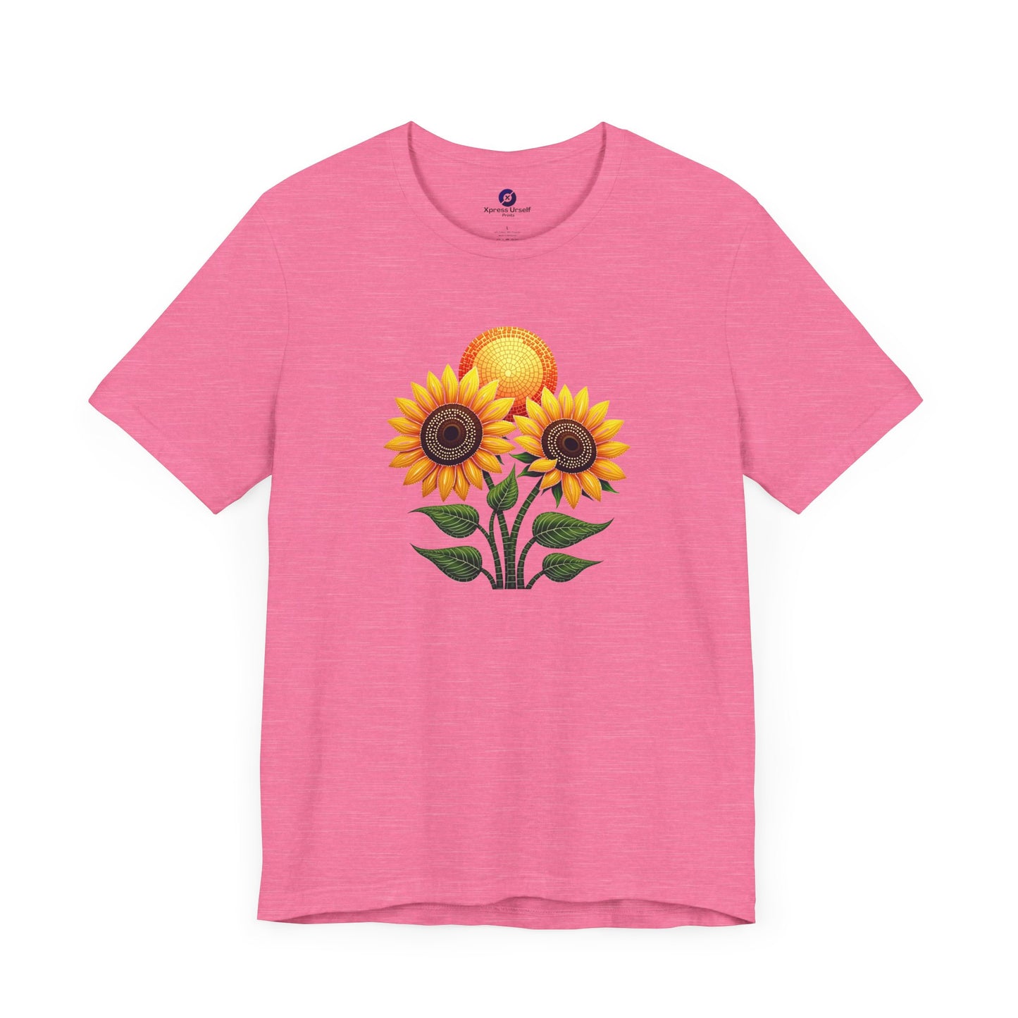 Sunflower Bliss Unisex Short Sleeve Tee - Feel Good Floral Design