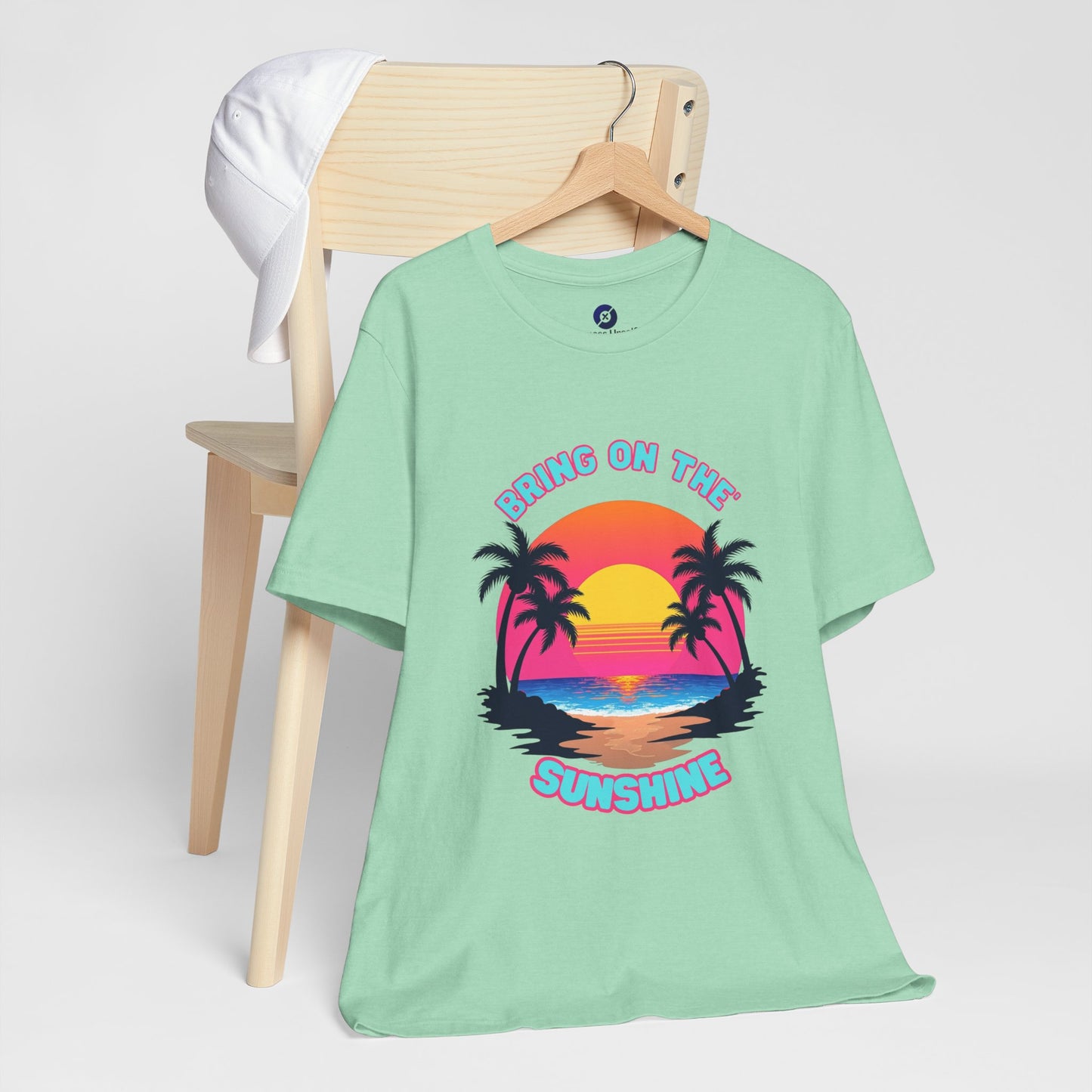 Unisex Jersey Tee - 'Bring on the Sunshine' Tropical Vibe