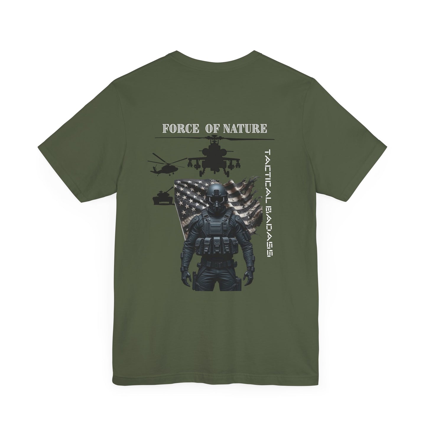 Unisex Tactical Force of Nature Tee - Military Inspired Short Sleeve Shirt