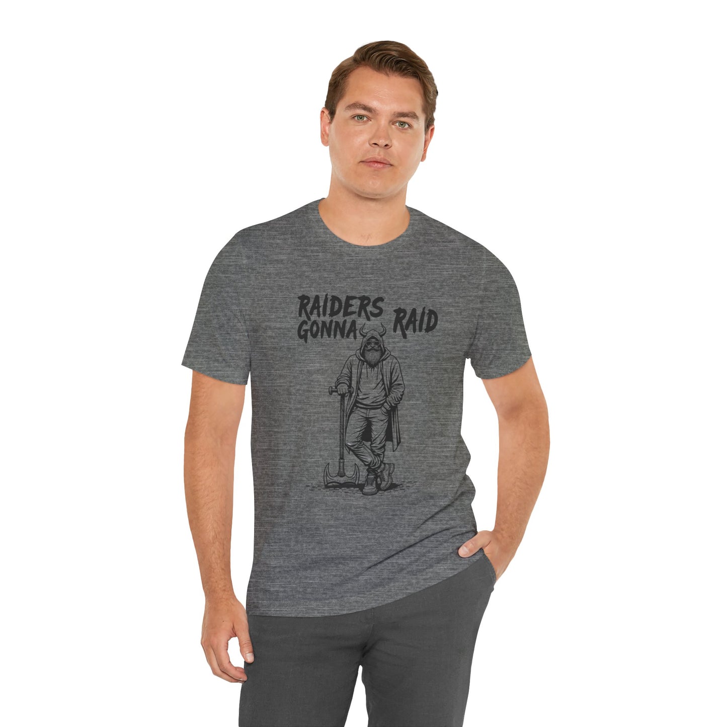 Raiders Gonna Raid Unisex Jersey Tee - Perfect Sports T-Shirt for Fans