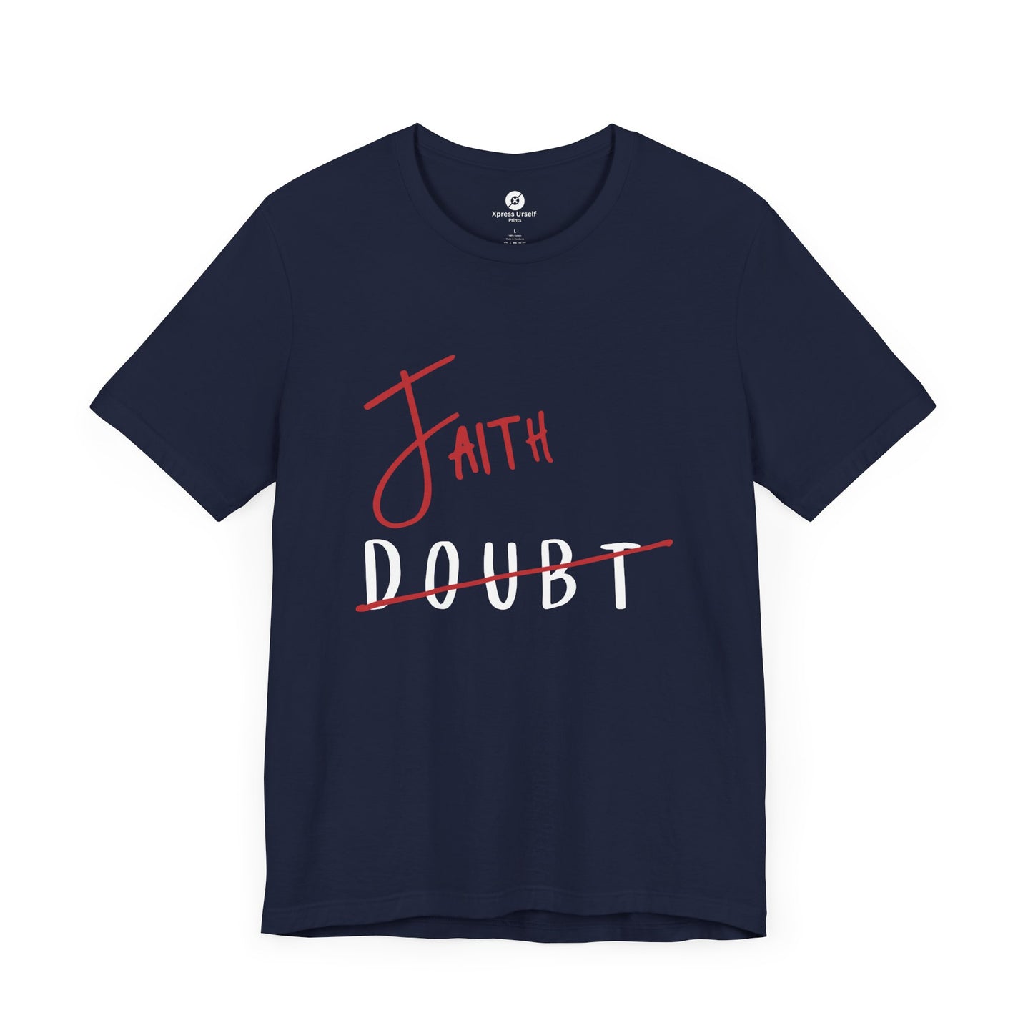 Faith Over Doubt Unisex Jersey Tee