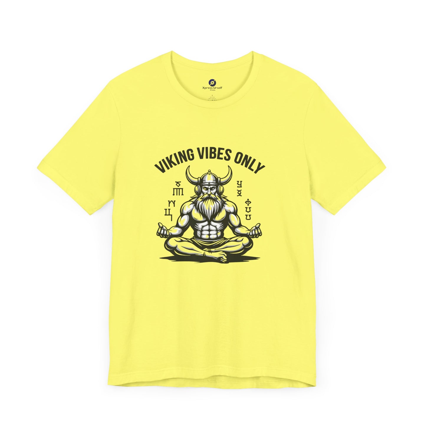 Viking Vibes Only Unisex Tee - Casual Graphic T-Shirt for Norse Mythology Fans