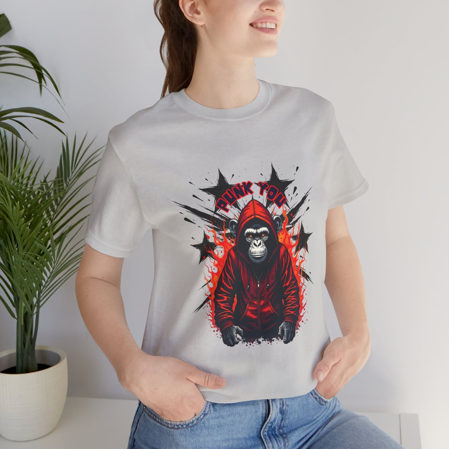 Gorilla Graphic Tee - Unisex Jersey Short Sleeve Shirt for Animal Lovers