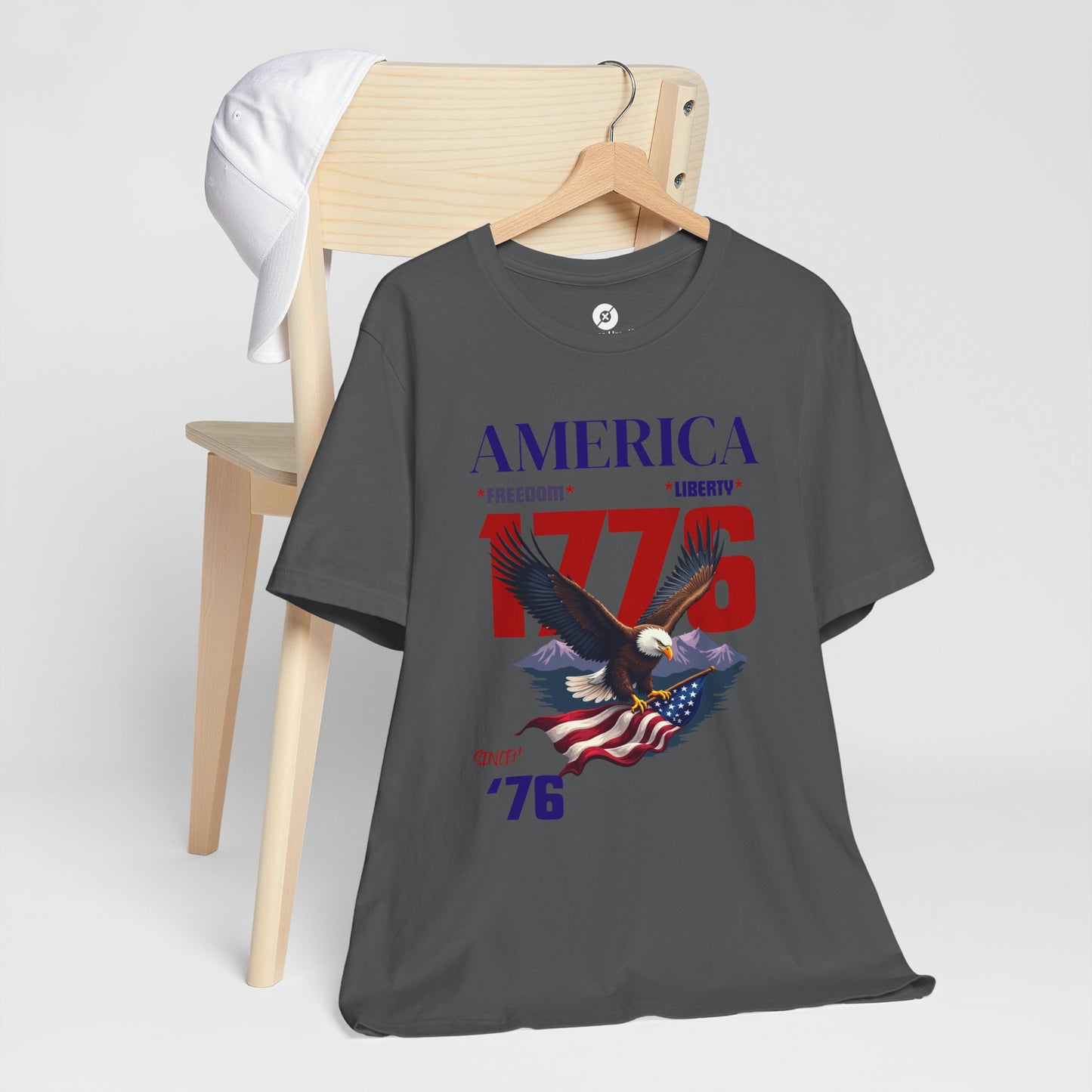 Patriotic Eagle Graphic Tee | Freedom & Liberty Design