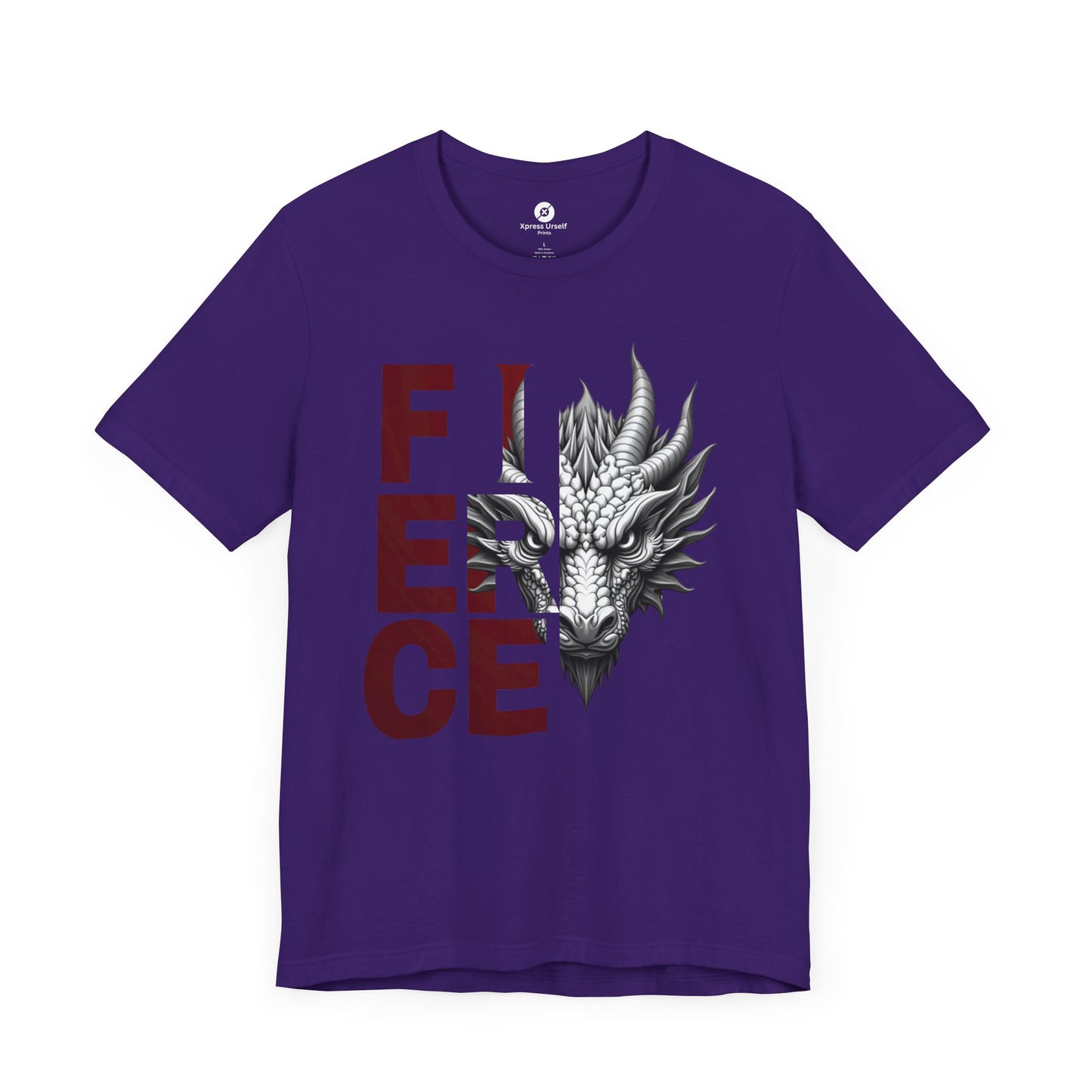 Fierce Dragon Unisex Short Sleeve Tee - Perfect for Fantasy Lovers