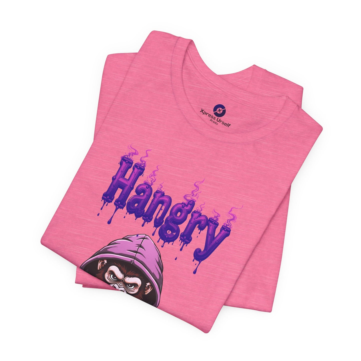 Hangry Gorilla Unisex Jersey Tee - Fun Graphic T-Shirt for Food Lovers