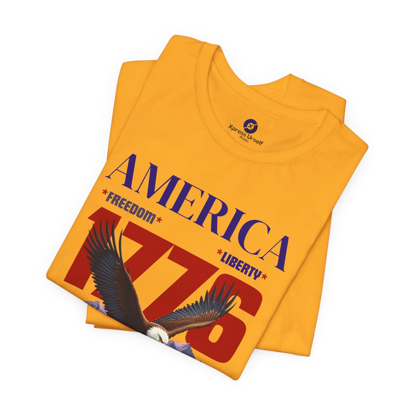 Patriotic Eagle Graphic Tee | Freedom & Liberty Design